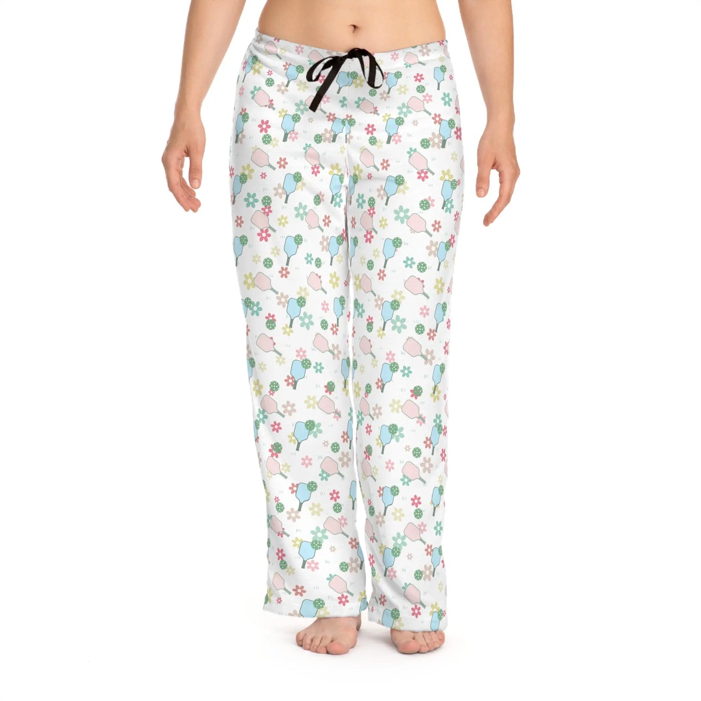 Pickleball Power Women’s Pajama Pants - Comfy & Playful Sleepwear Printify
