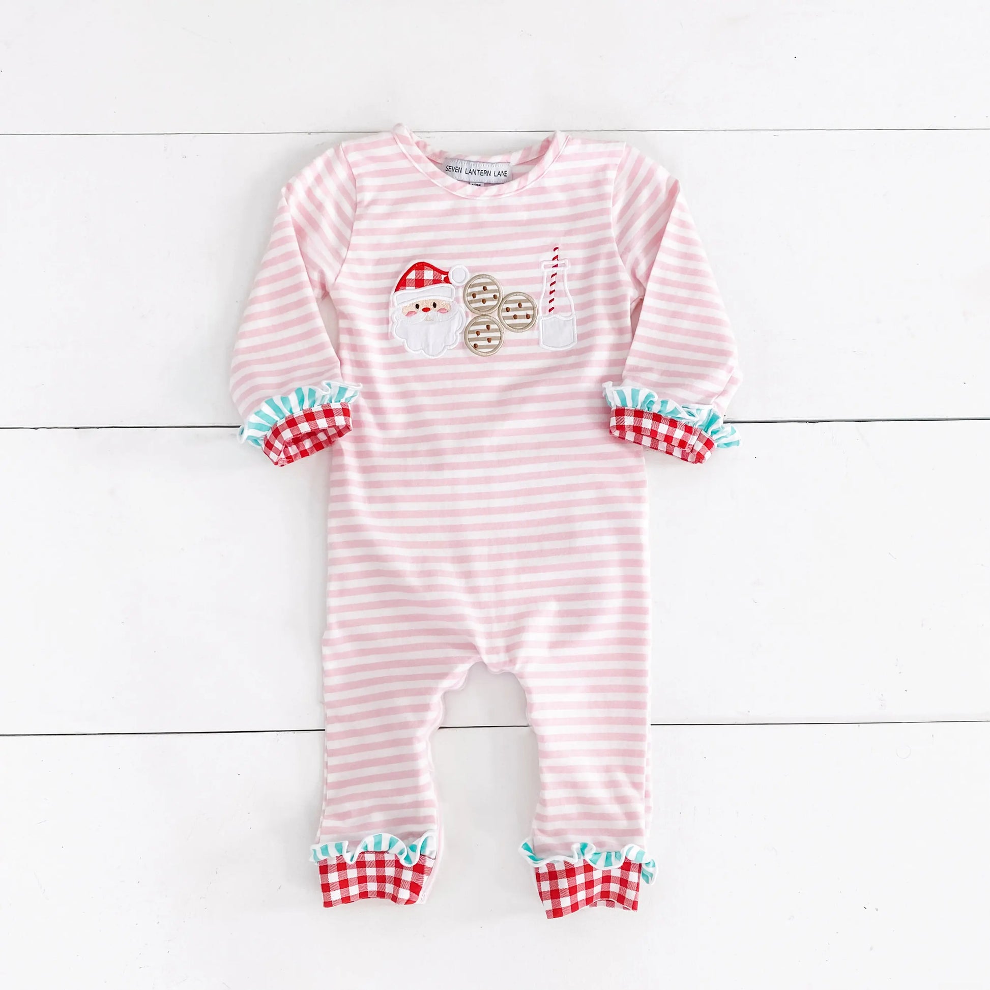 Pink Cookies For Santa Romper - Latchkey 