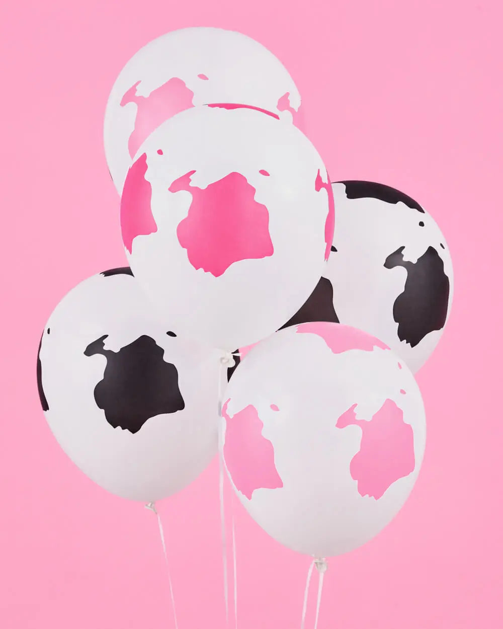 Pink Hoedown Pack - 24 latex balloons xo, Fetti