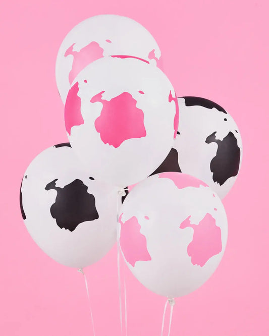 Pink Hoedown Pack - 24 latex balloons xo, Fetti