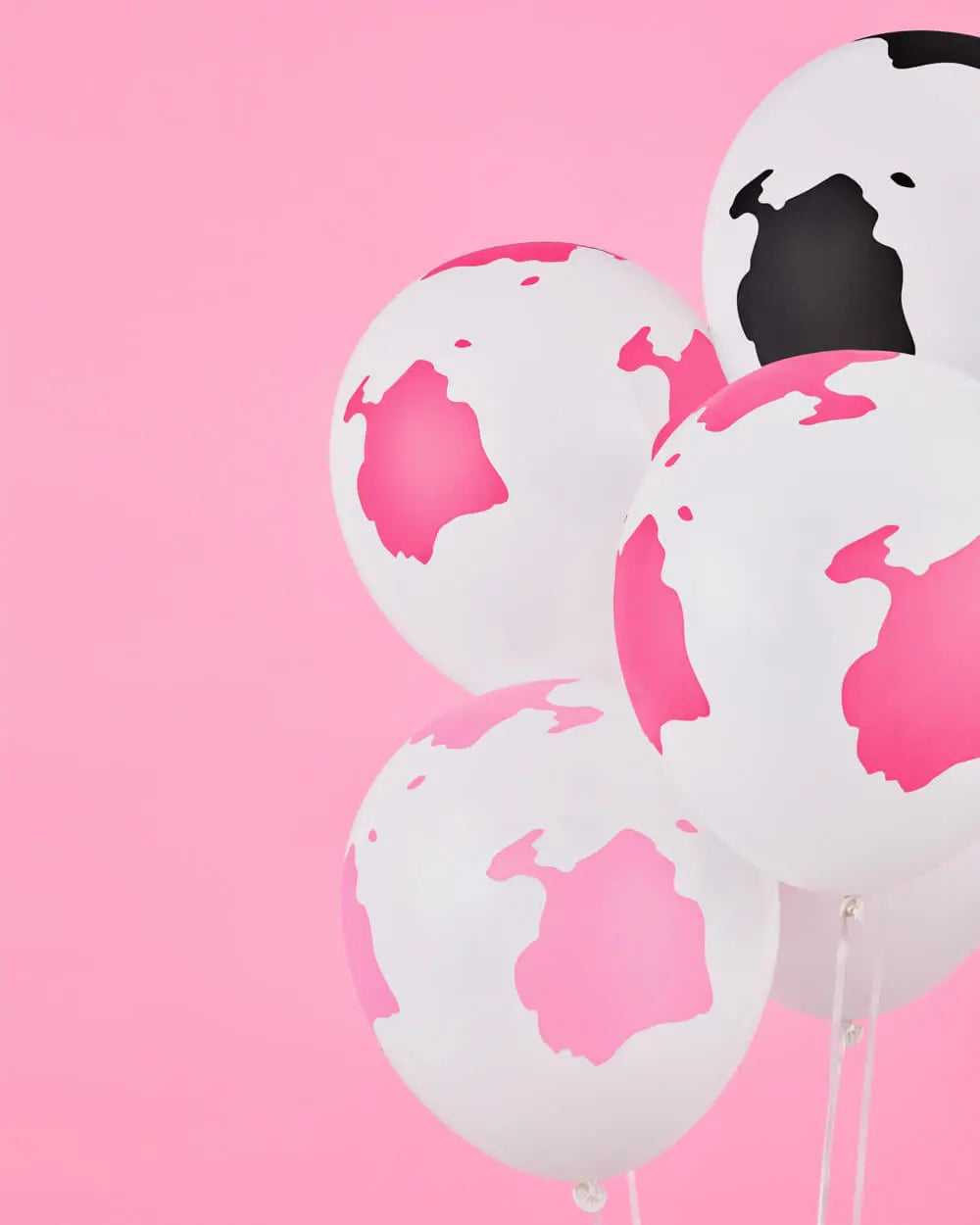 Pink Hoedown Pack - 24 latex balloons xo, Fetti