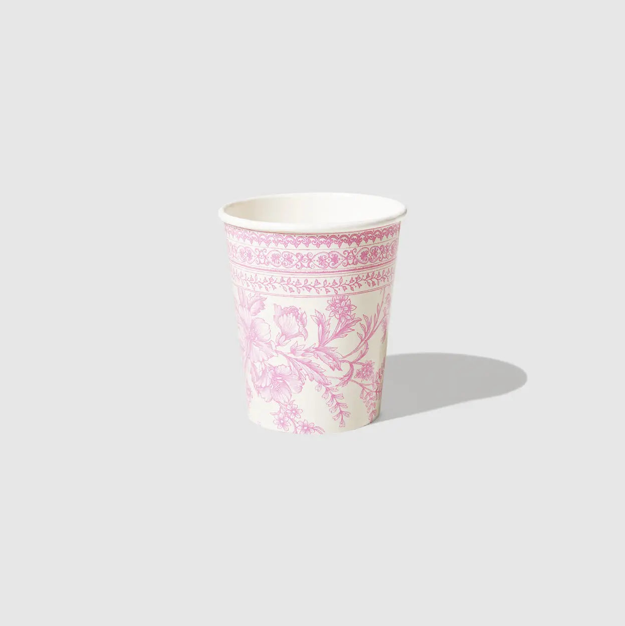 Pink Toile Cups (10 per pack) Coterie
