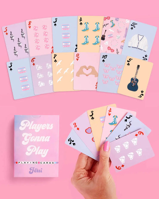 Players Gonna Play Cards - 54 playing cards xo, Fetti
