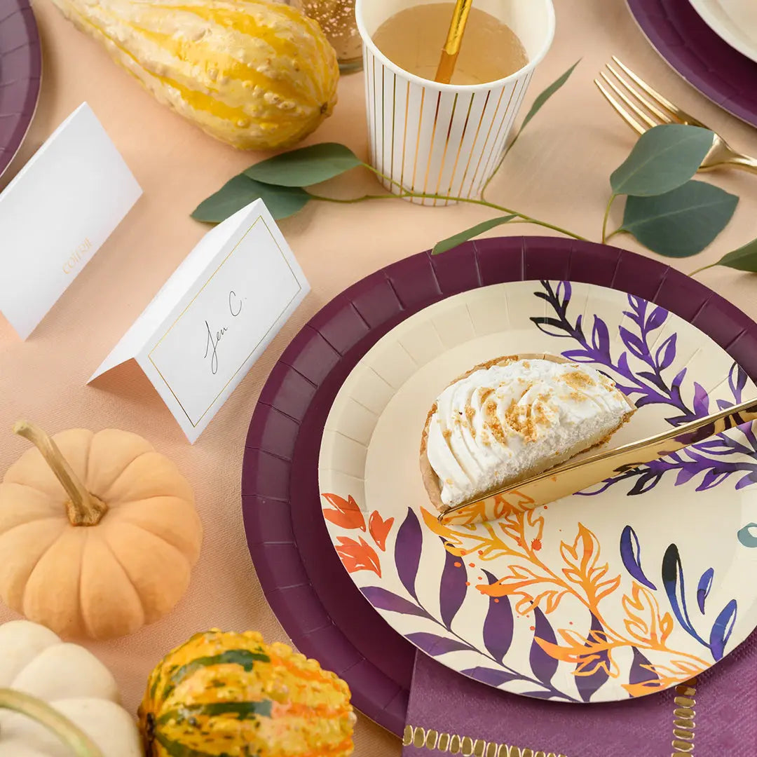 Plum Classic Large Plates (10 per pack) Coterie