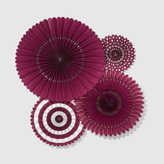 Plum Party Fans Coterie