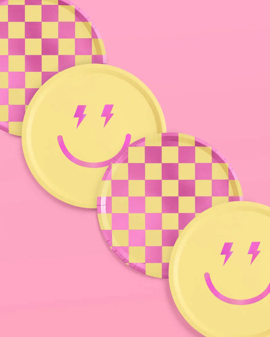 Preppy Party Plates - 24 paper plates xo, Fetti
