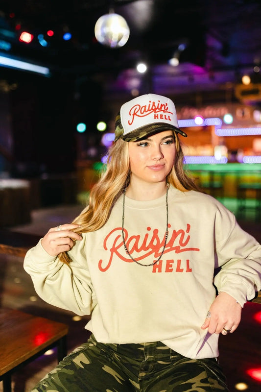 Raisin' Hell Graphic Sweatshirt Wild Junkie