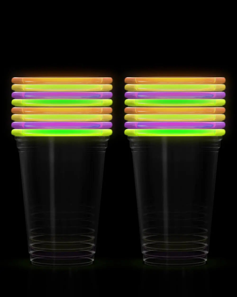 Rave Girl Pack - cups, balloons + banner xo, Fetti