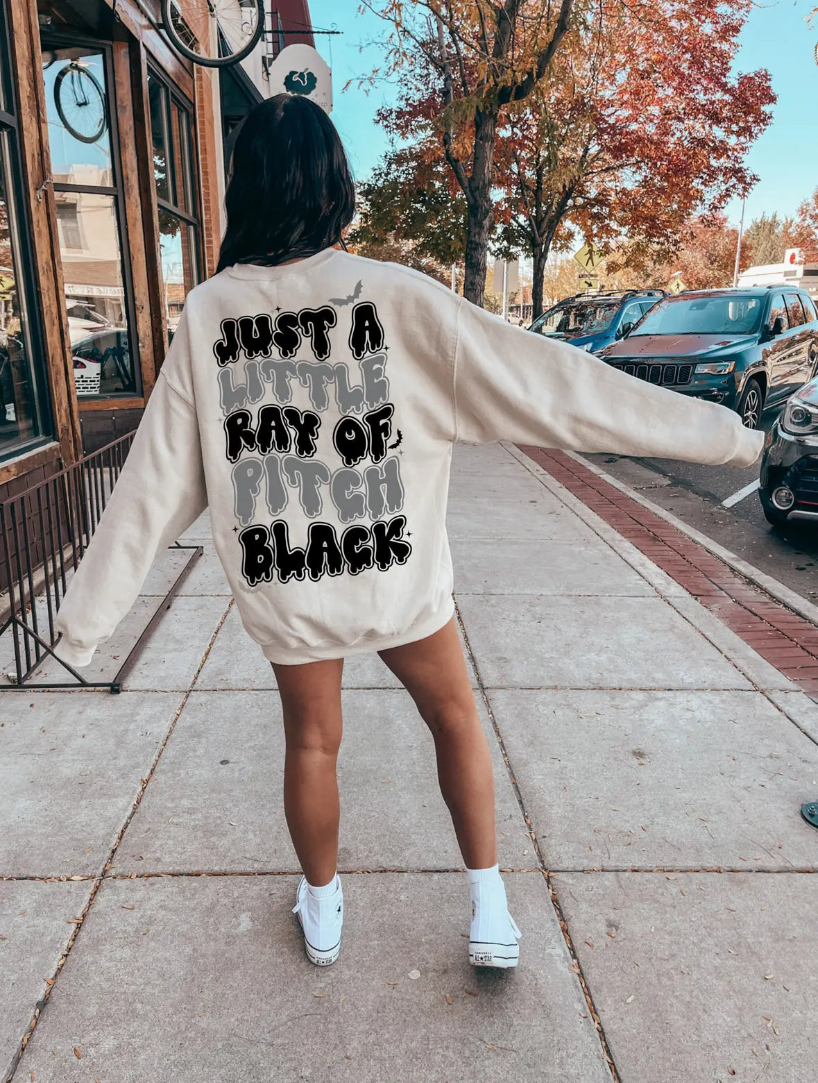 Ray of Pitch Black Graphic Tee + Crewneck Sweatshirt Shop Karma Tees