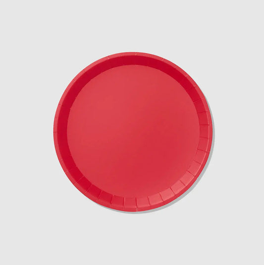Red Classic Large Plates (10 per pack) Coterie