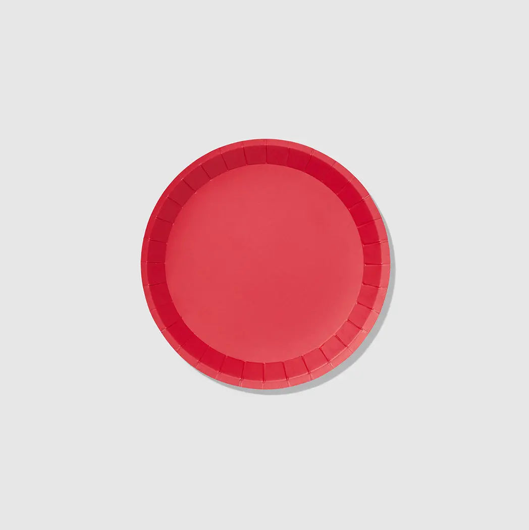Red Classic Small Plates (10 per pack) Coterie