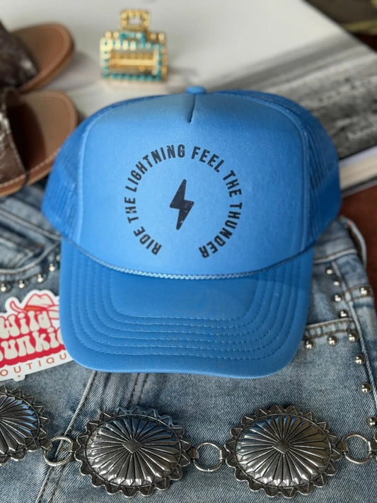 Ride The Lightning Trucker Hat Wild Junkie