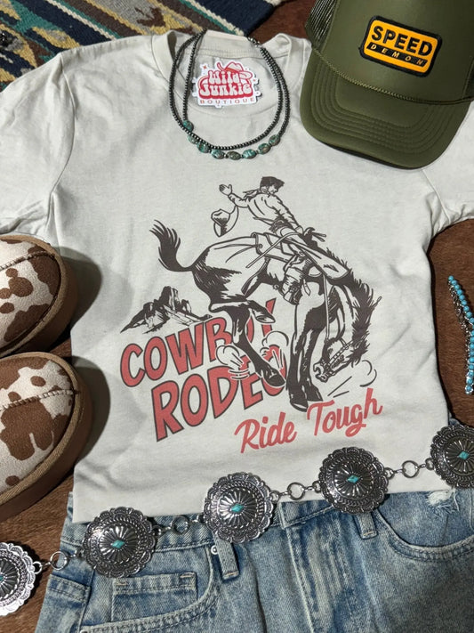 Ride Tough Cowboy Rodeo Graphic Tee Wild Junkie
