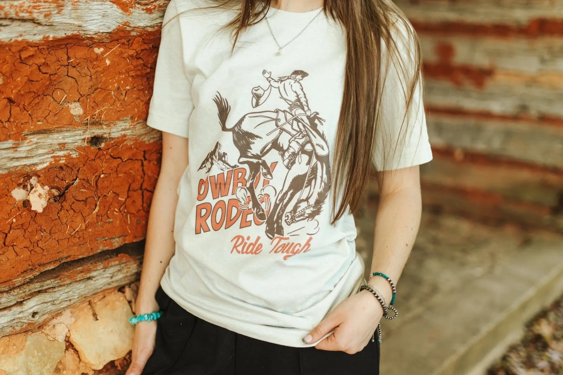 Ride Tough Cowboy Rodeo Graphic Tee Wild Junkie