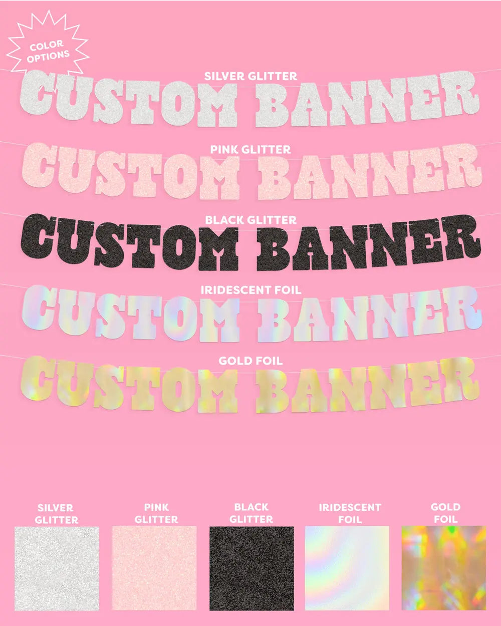 Rodeo Custom Banner - customizable banner xo, Fetti