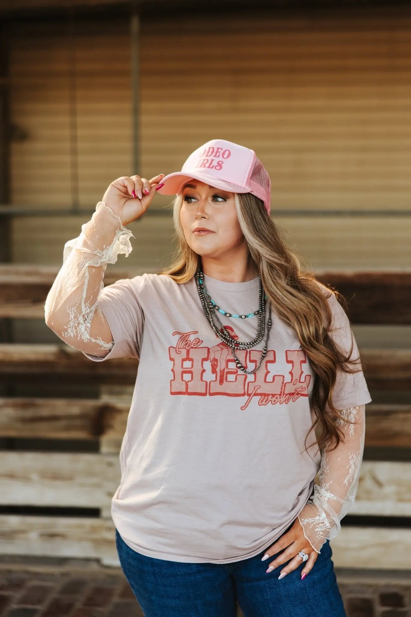 Rodeo Girls Trucker Hat Wild Junkie