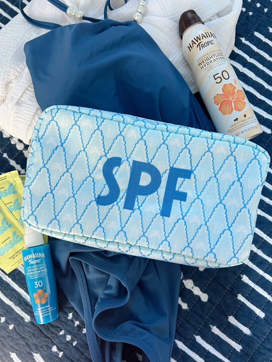 SPF - Blue Palms Large Bag KenzKustomz