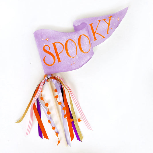 SPOOKY Party Pennant Cami Monet