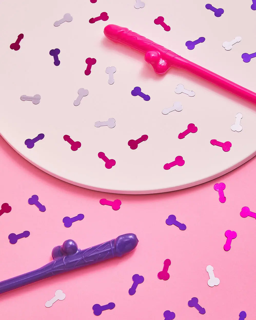 Same Straw Forever - 30 penis straws + confetti xo, Fetti