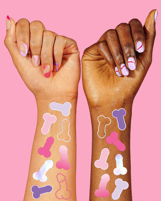 Same Tats Forever - 84 foil temporary tattoos xo, Fetti