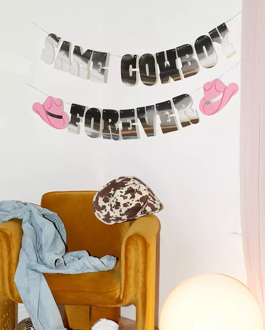 Same 🤠 Forever Banner - silver foil banner xo, Fetti