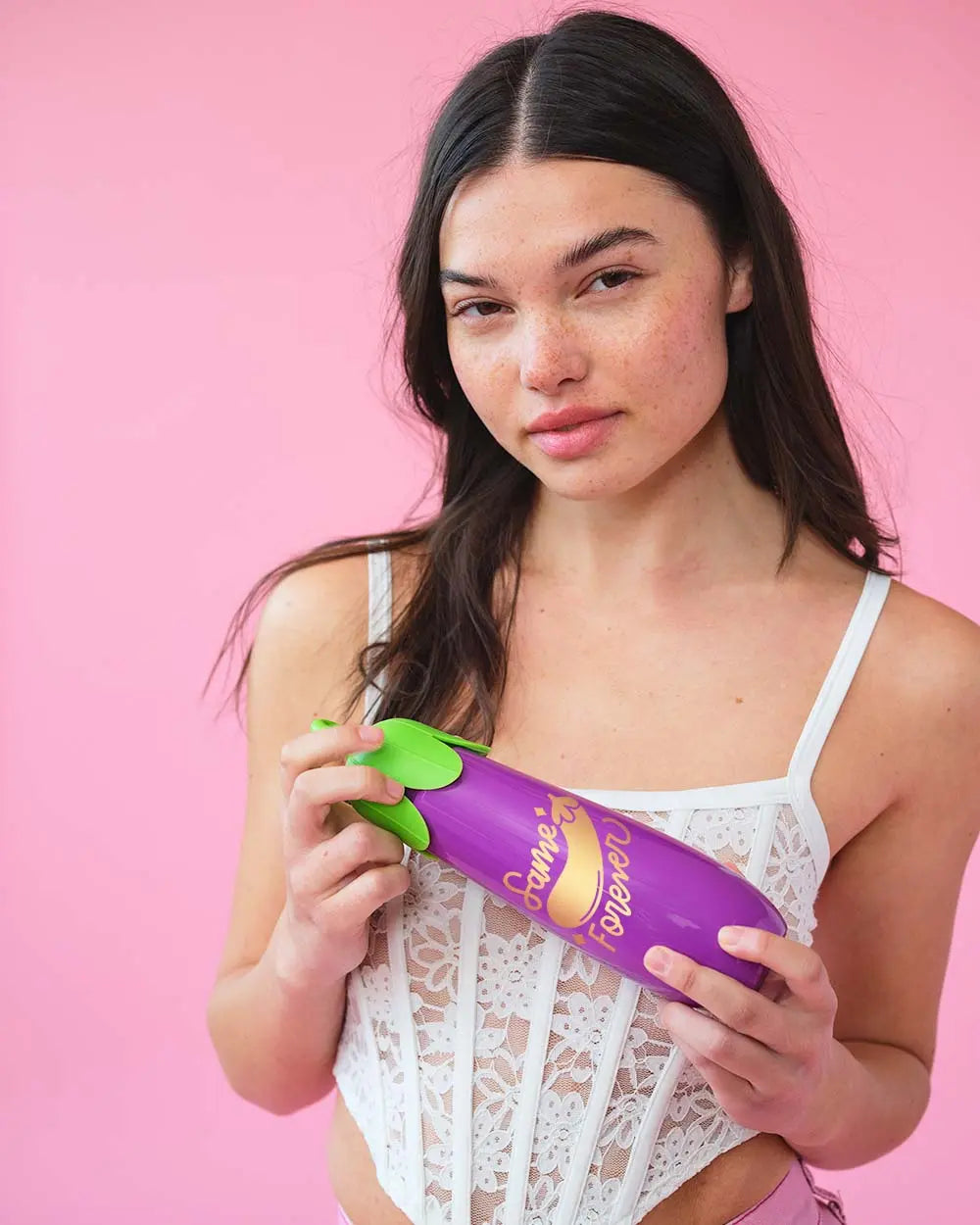 Same 🍆 Forever Pack - 4 eggplant water bottles xo, Fetti