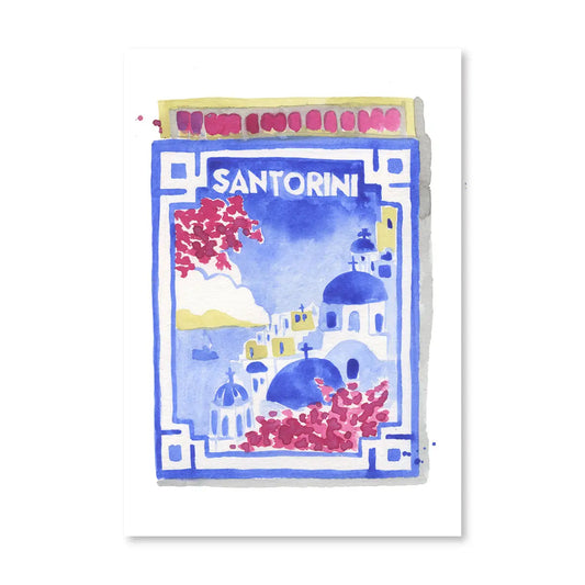 Santorini Matchbook Furbish Studio