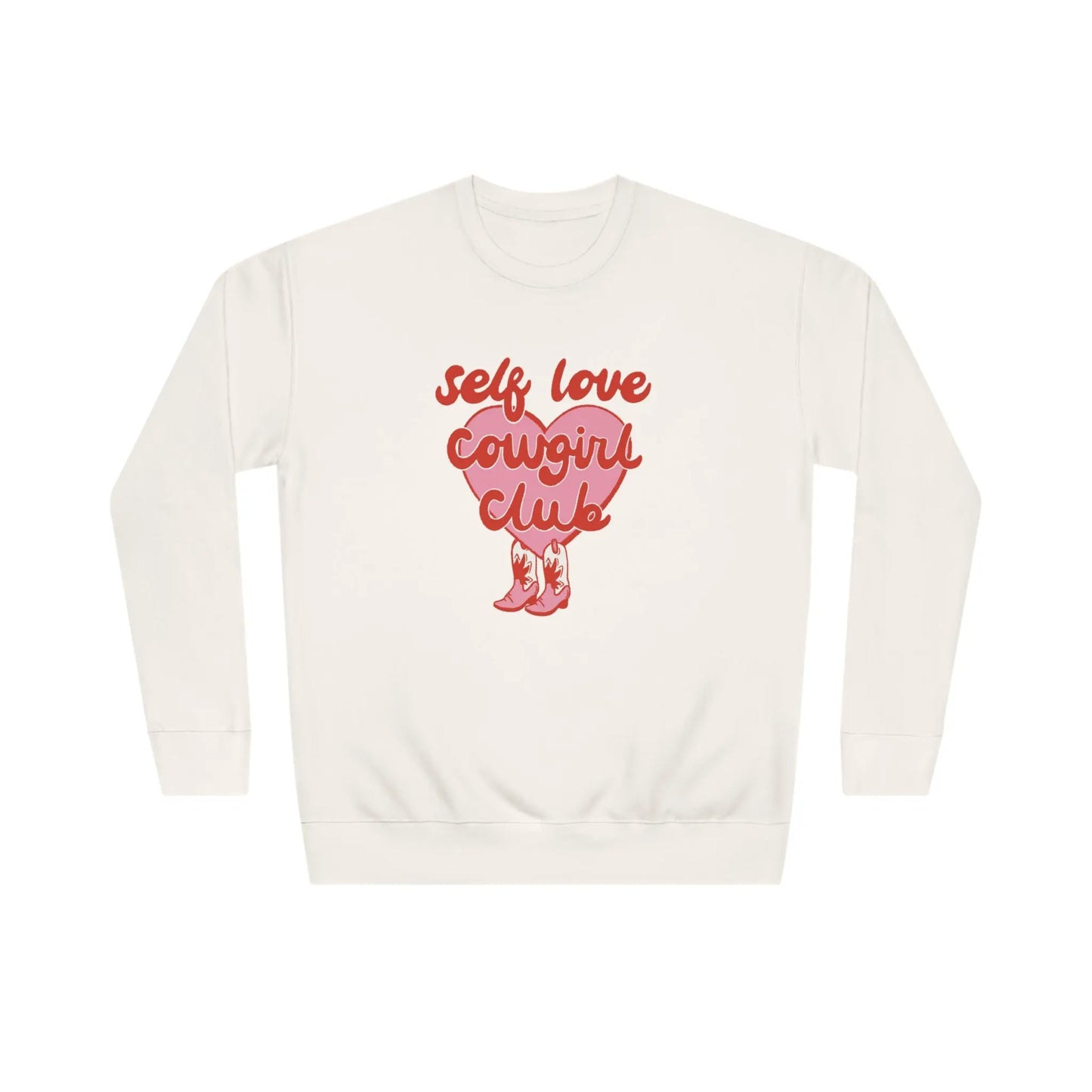 Self-Love Cowgirl Club Crew Sweatshirt Printify