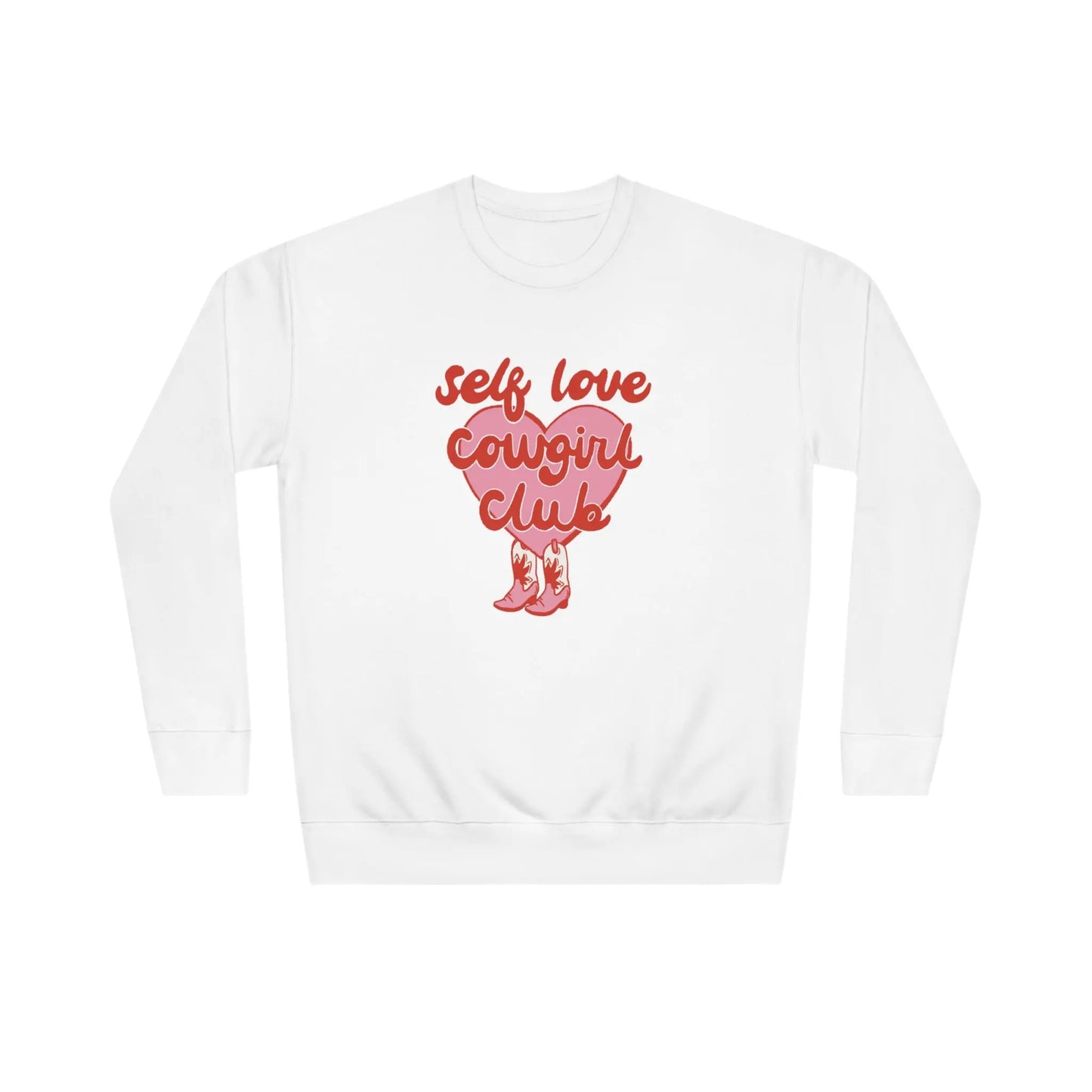 Self-Love Cowgirl Club Crew Sweatshirt Printify