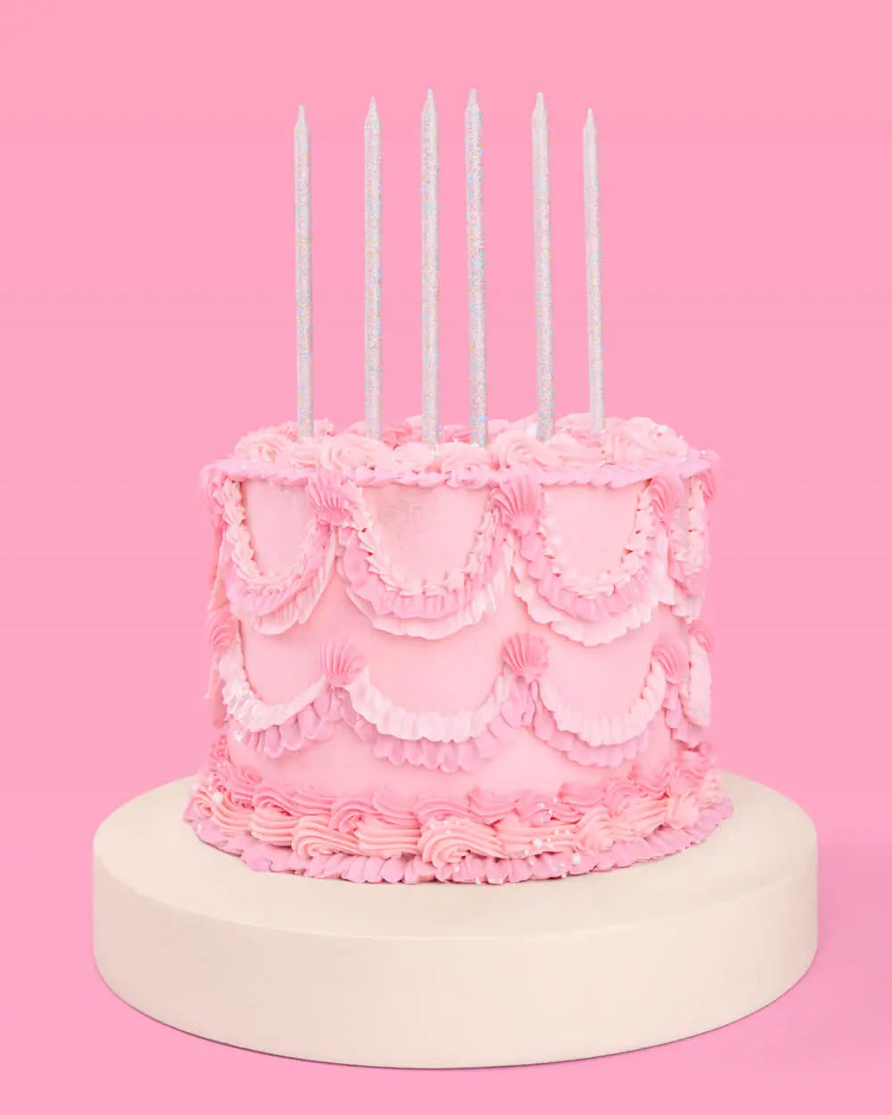 Shimmer Candles - iridescent glitter candles xo, Fetti