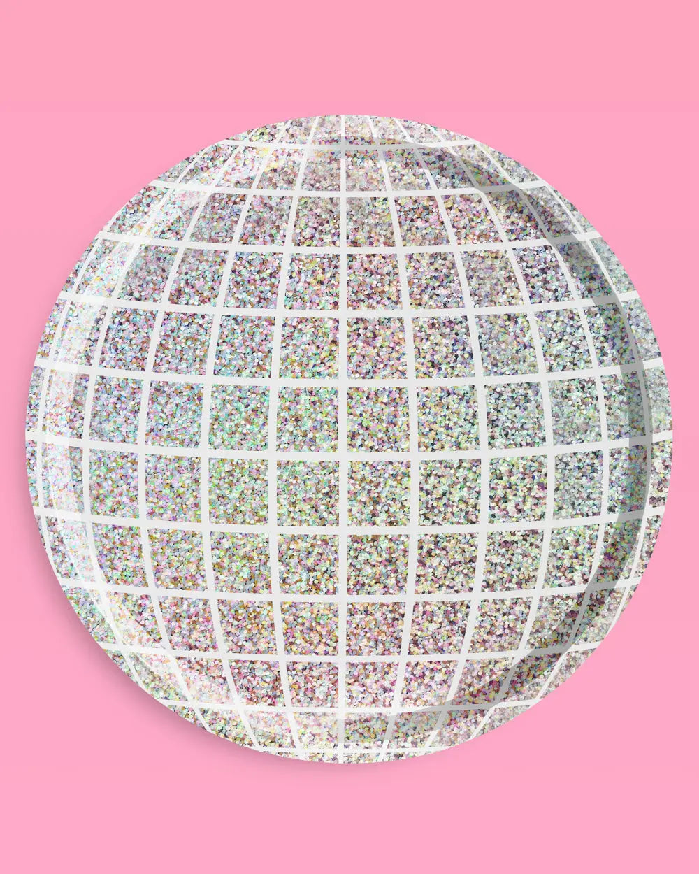 Shimmer Disco Plates - 25 foil paper plates xo, Fetti