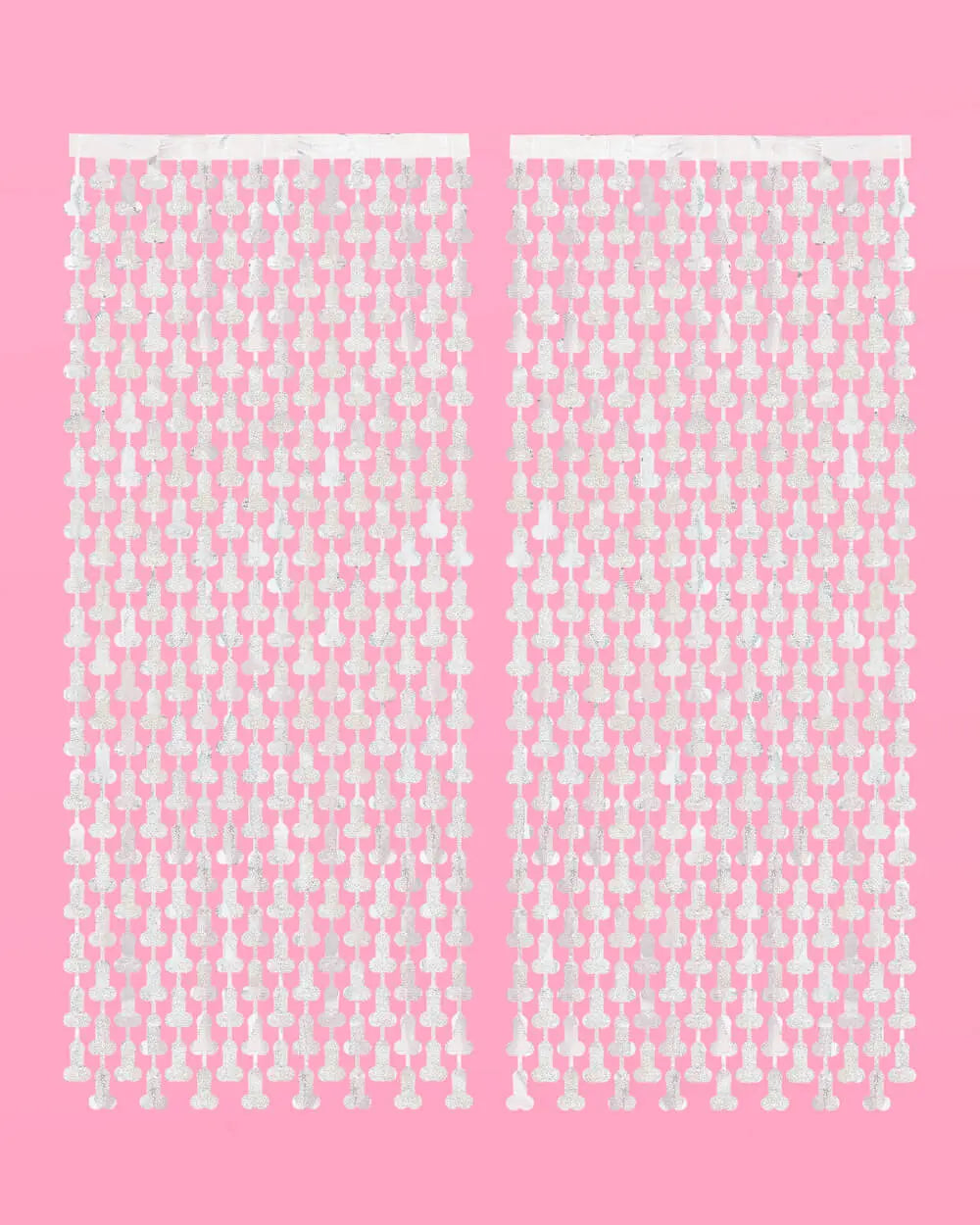 Shimmer P3N!5 Curtain - iridescent foil curtain xo, Fetti