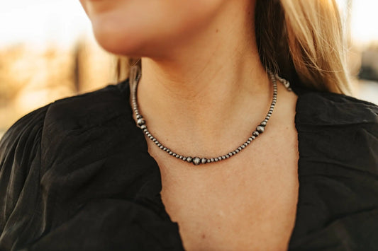 Silver Pearl Cluster Necklace Wild Junkie