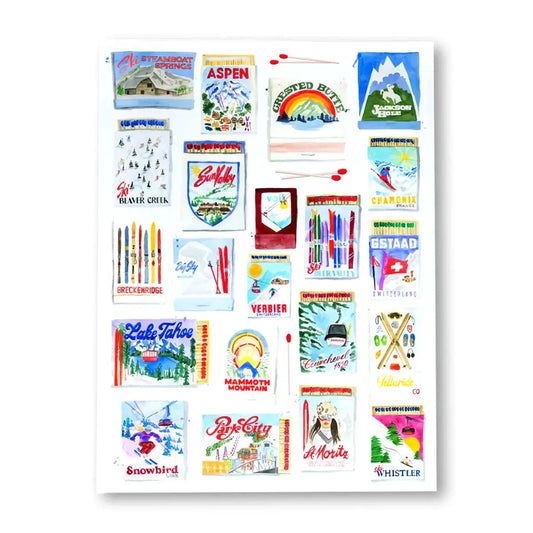 Ski Resort Collection Matchbook Furbish Studio