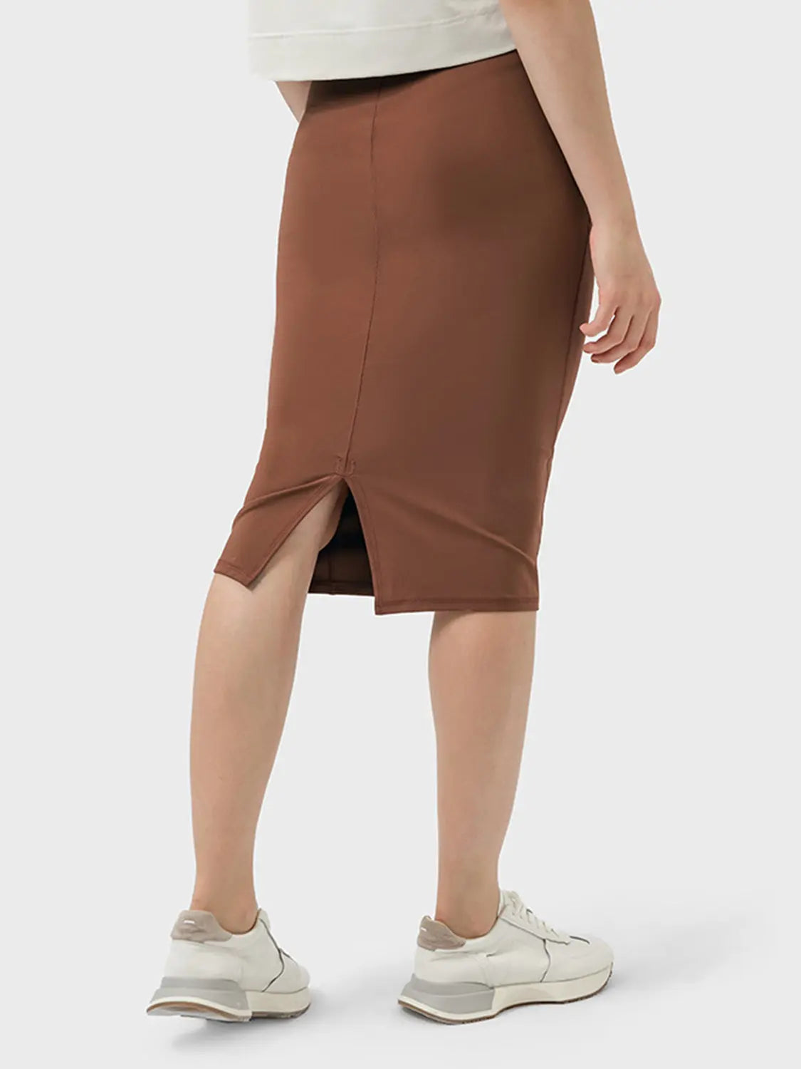 Slit Wrap Active Skirt Trendsi