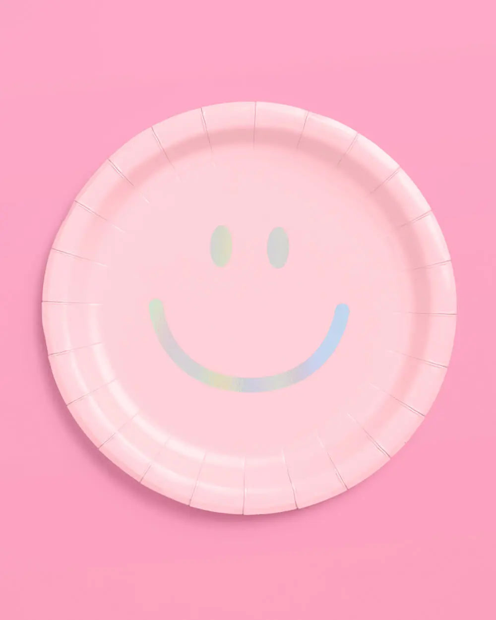 Smiley Plates - 24 paper plates xo, Fetti