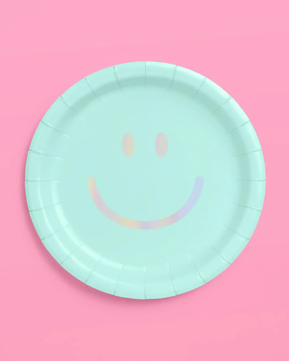 Smiley Plates - 24 paper plates xo, Fetti