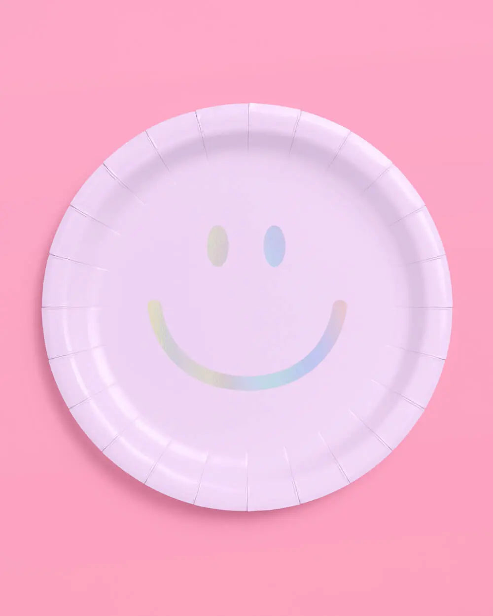 Smiley Plates - 24 paper plates xo, Fetti