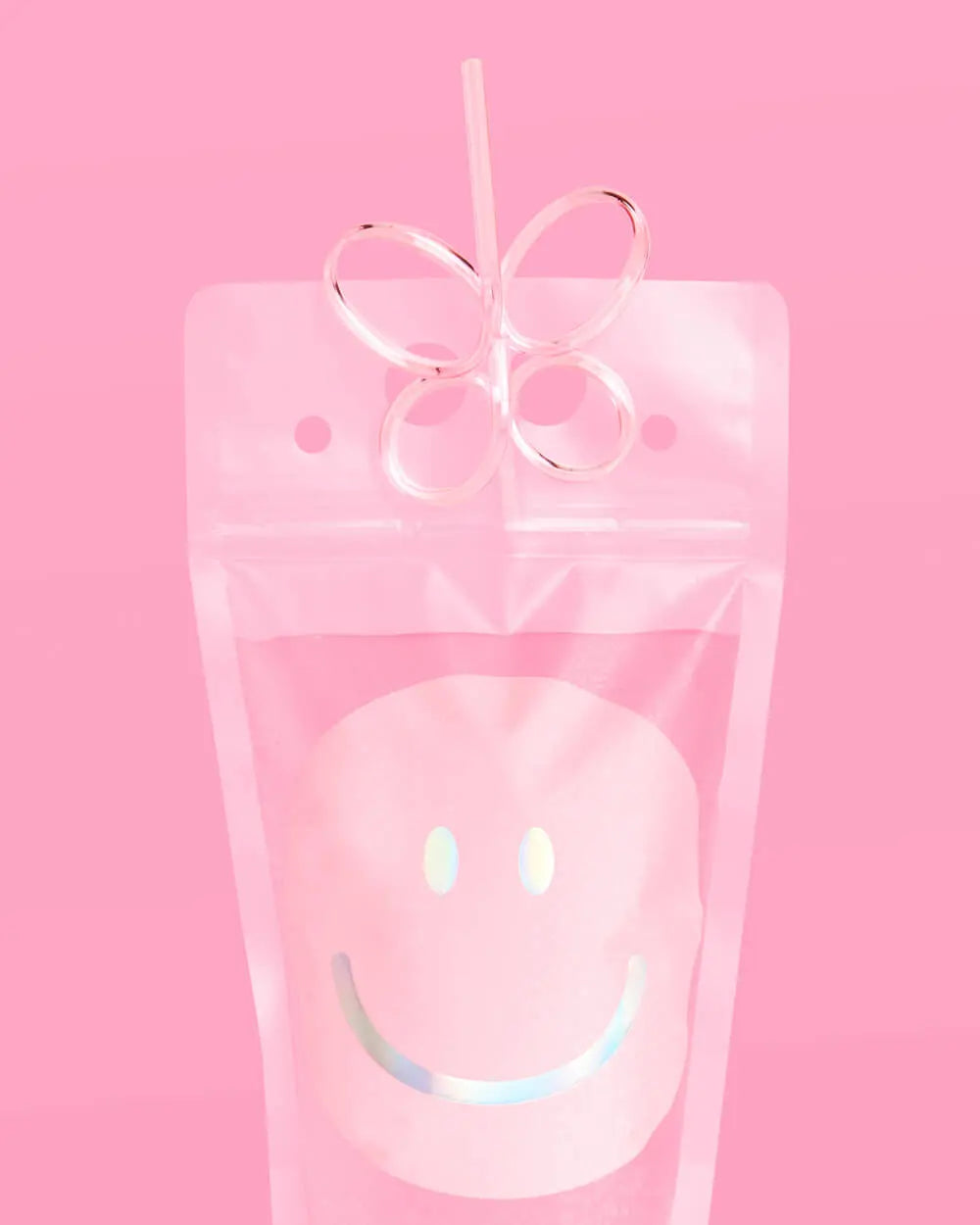Smiley Sippers - 16 pouches + straws xo, Fetti