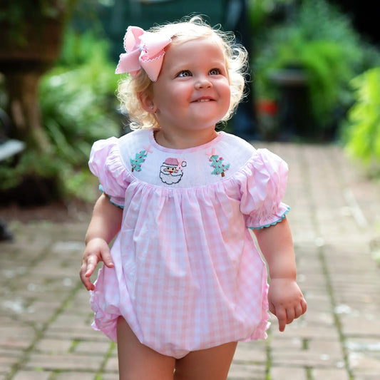 Smocked Christmas Bubble - Latchkey 
