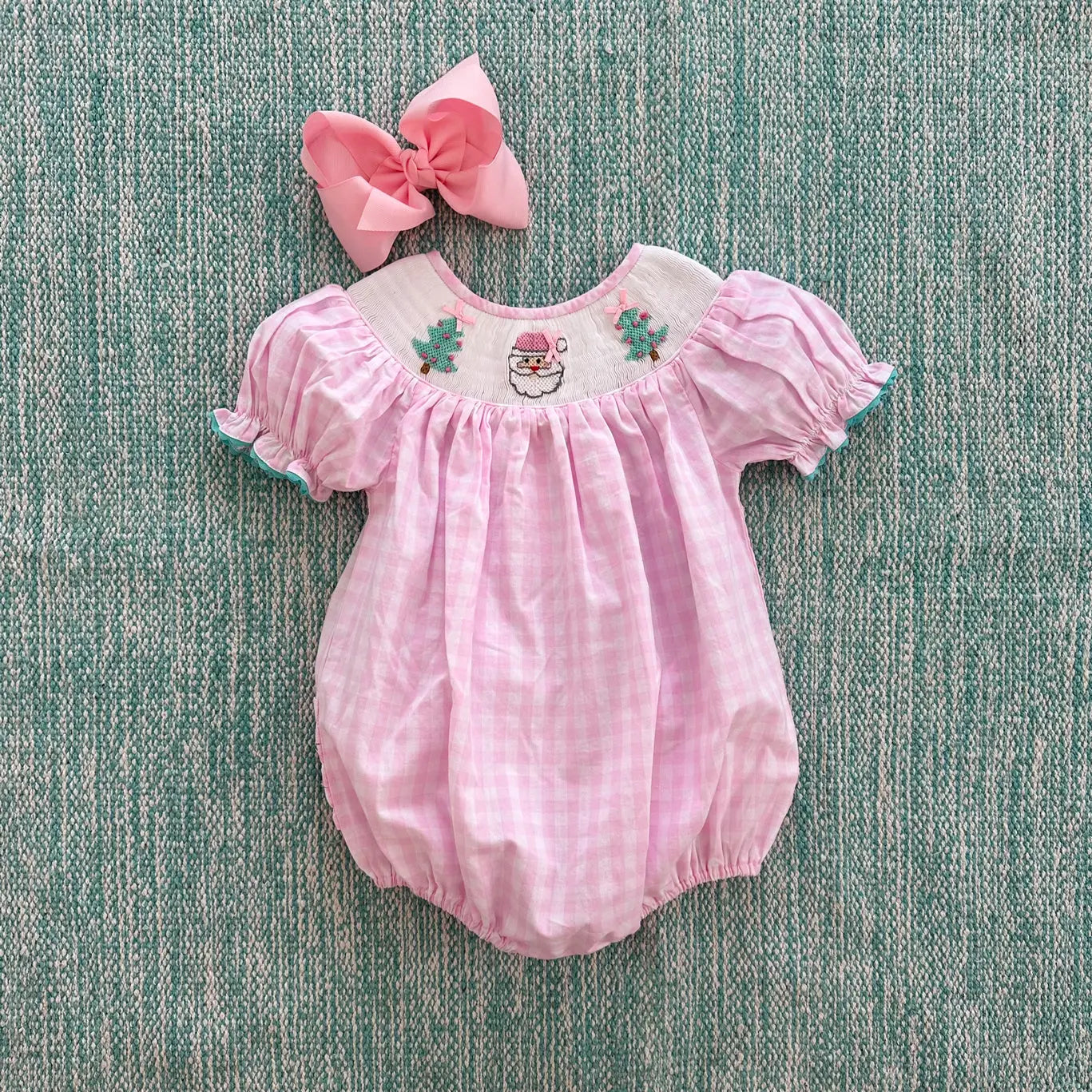 Smocked Christmas Bubble - Latchkey 