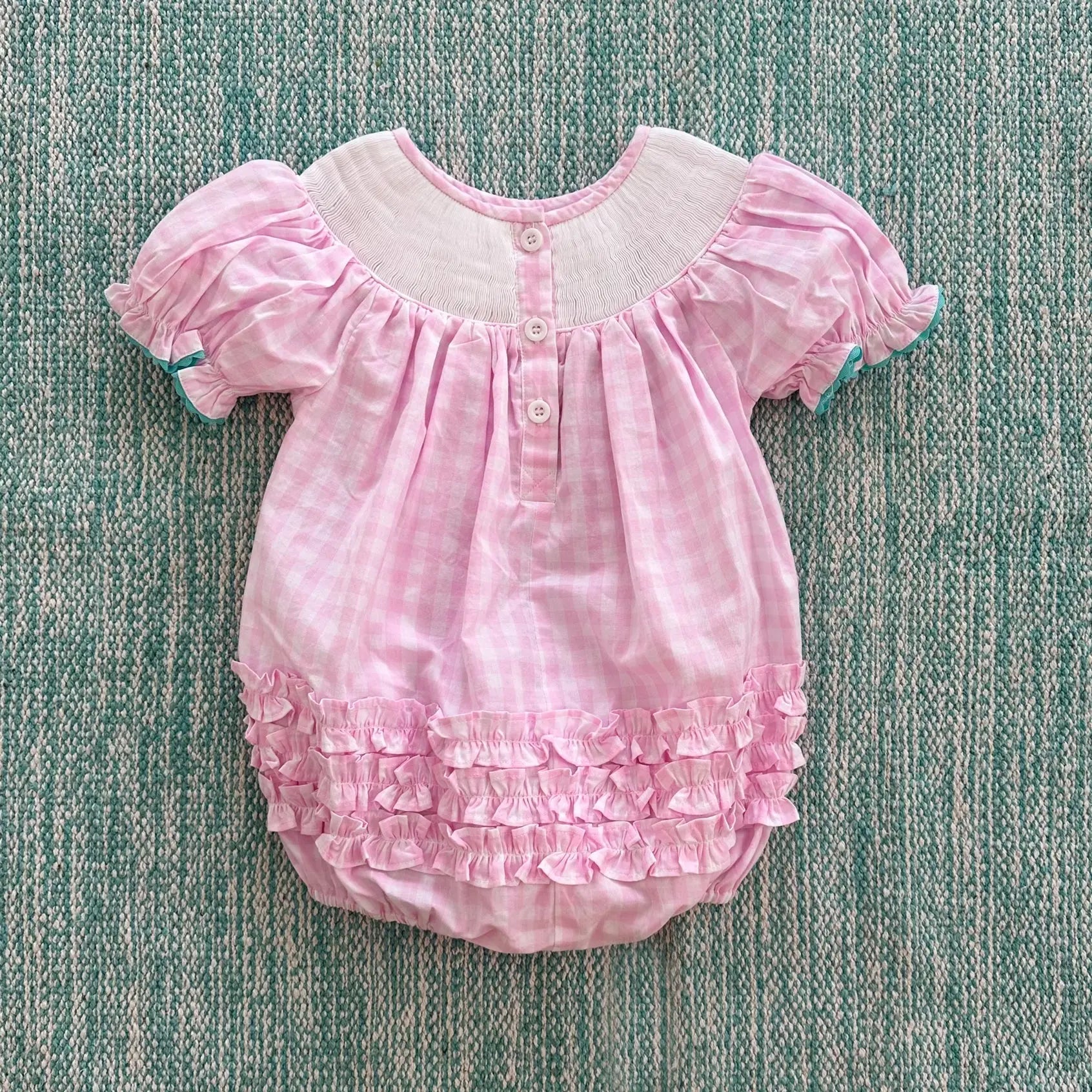 Smocked Christmas Bubble - Latchkey 