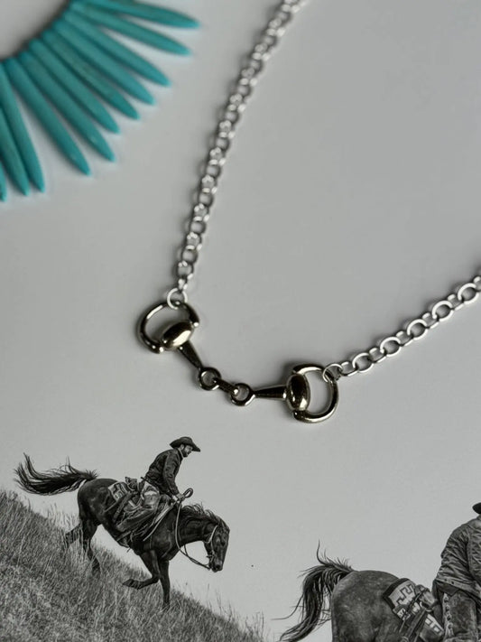 Snaffle Bit Chain Necklace Wild Junkie