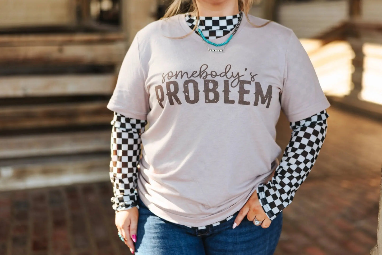 Somebody's Problem Graphic Tee Wild Junkie