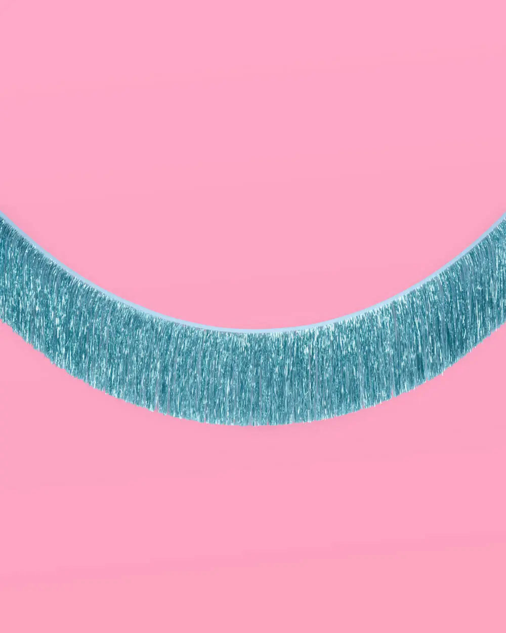 Something Blue Fringe - blue foil banner xo, Fetti