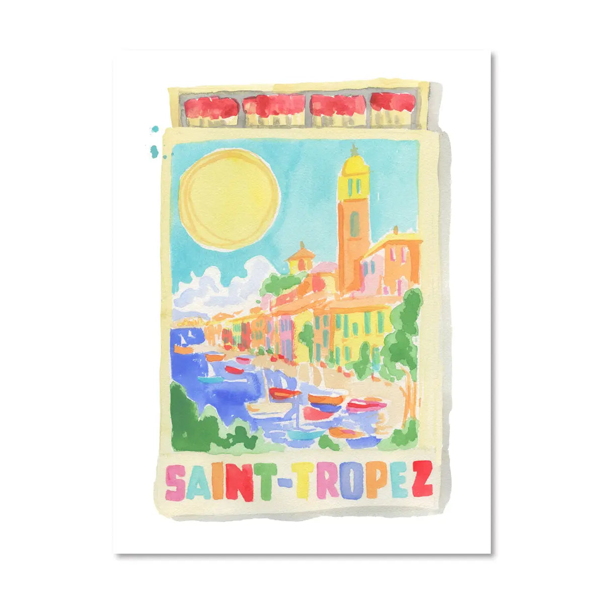 St. Tropez Matchbook Furbish Studio