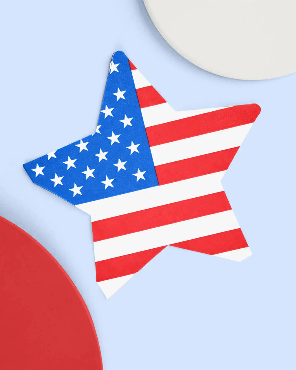 Stars & Stripes Napkins - 50 printed napkins xo, Fetti