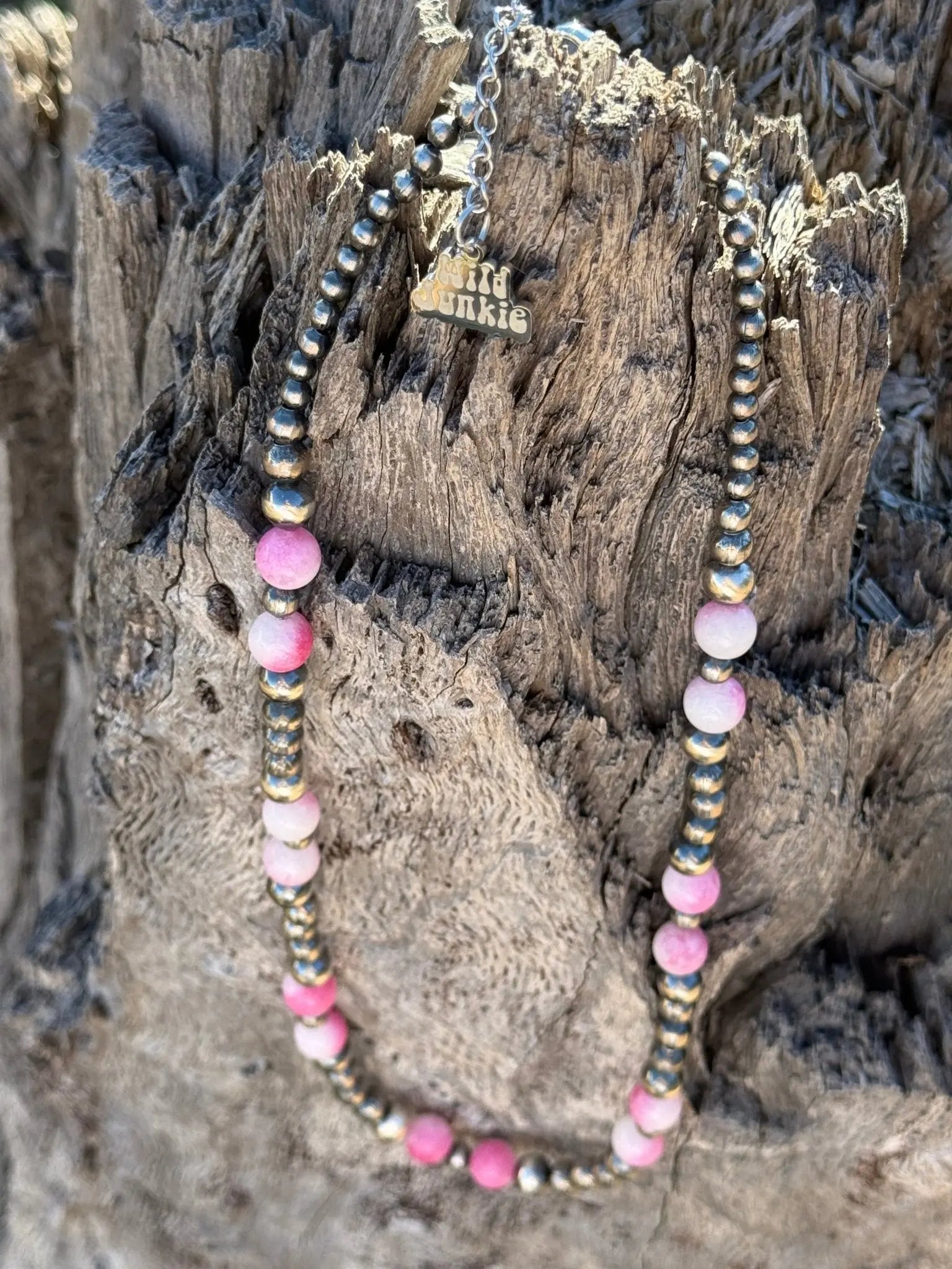 Sterling Silver Desert Rose Beaded Necklace Wild Junkie