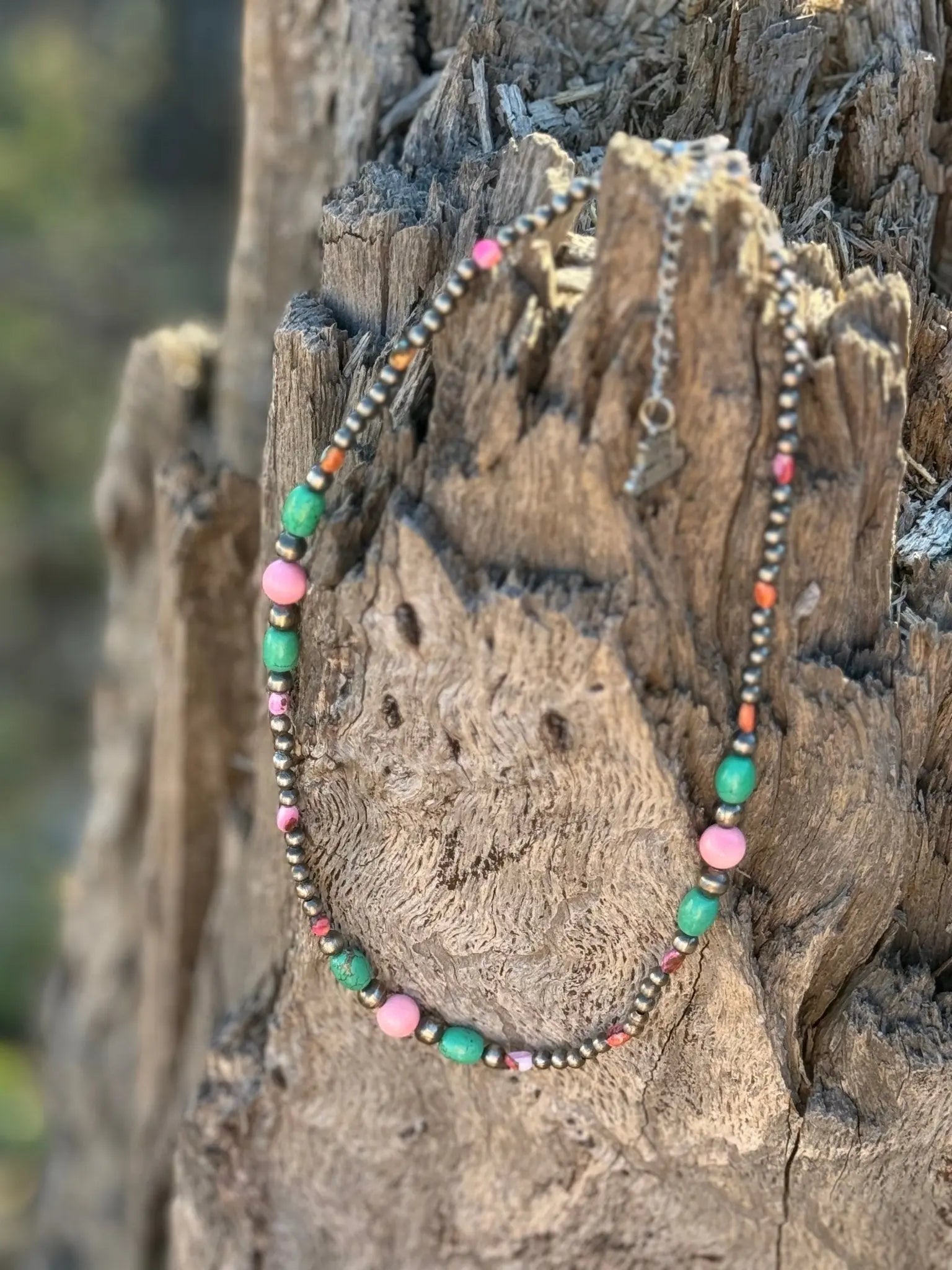 Sterling Silver Sweet Serenity Beaded Necklace Wild Junkie