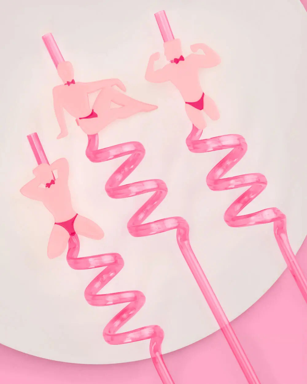 Strip Tease Straws - 12 reusable straws xo, Fetti